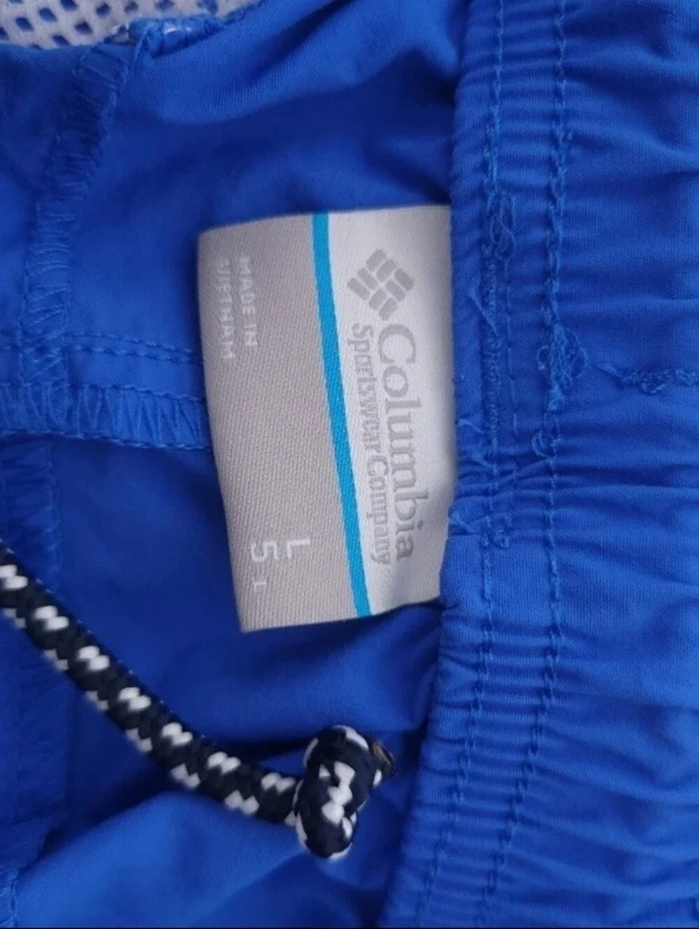 Columbia PFG Solid Blue Large Swim Board Shorts Mens Large